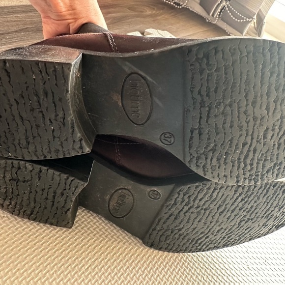 Biotime Adrianna Brown Leather Ankle Boots size 37 - Picture 7 of 12